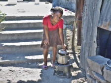 D&E Enterprises stove in Haiti