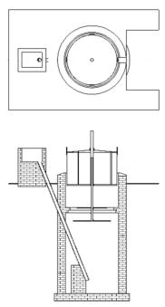 Drawing of drum plant